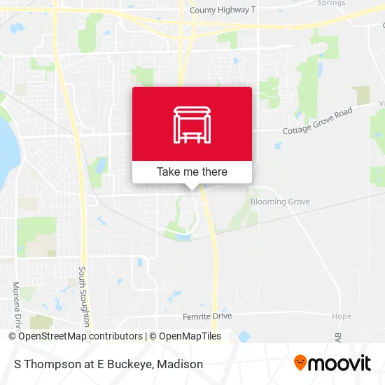 Mapa de S Thompson at E Buckeye