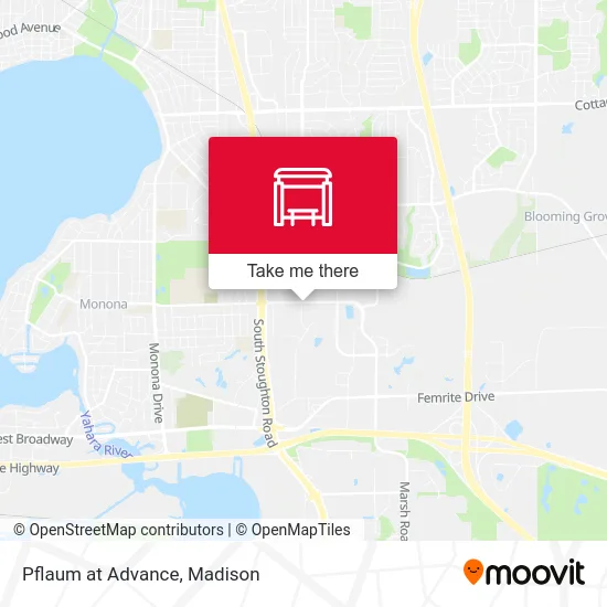 Pflaum at Advance map