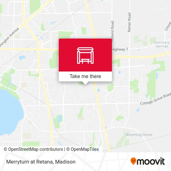 Merryturn at Retana map