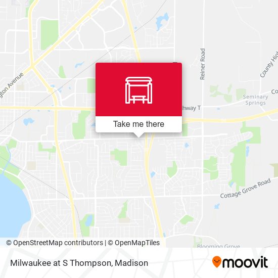 Milwaukee at S Thompson map