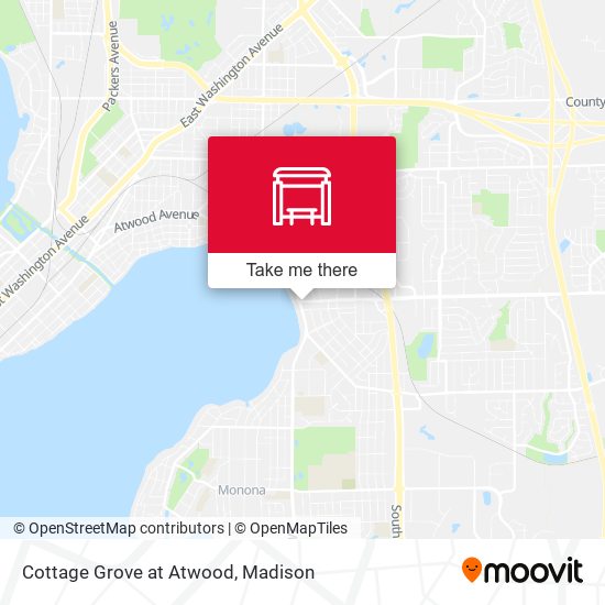 Cottage Grove at Atwood map