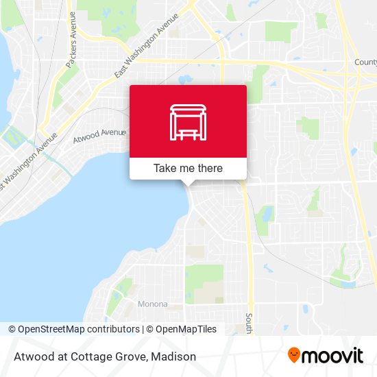 Atwood at Cottage Grove map
