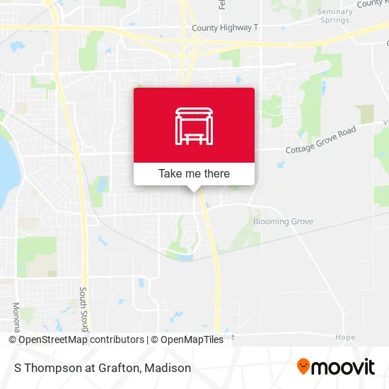 Mapa de S Thompson at Grafton