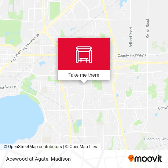 Acewood at Agate map