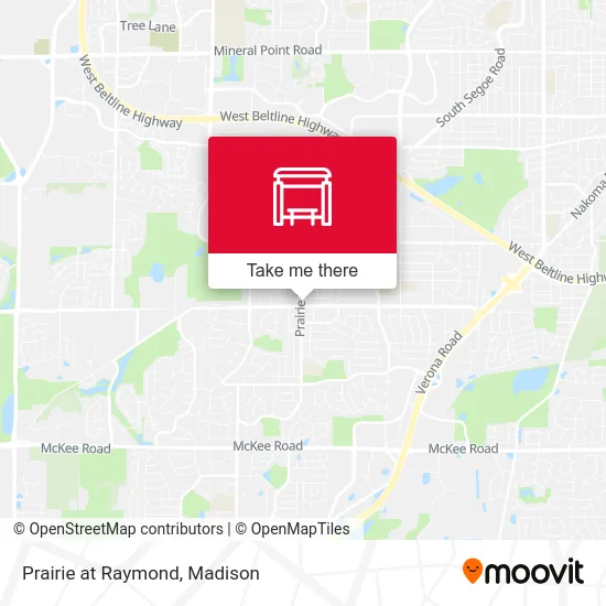 Prairie at Raymond map