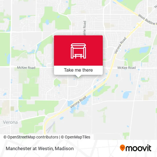 Mapa de Manchester at Westin