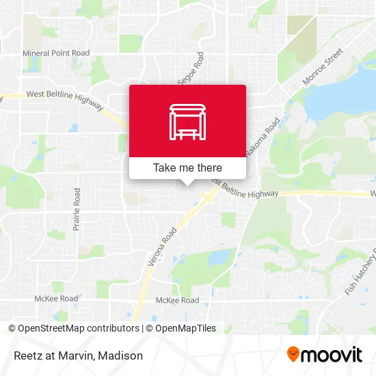 Mapa de Reetz at Marvin