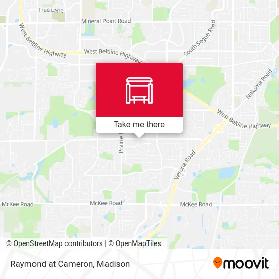 Mapa de Raymond at Cameron
