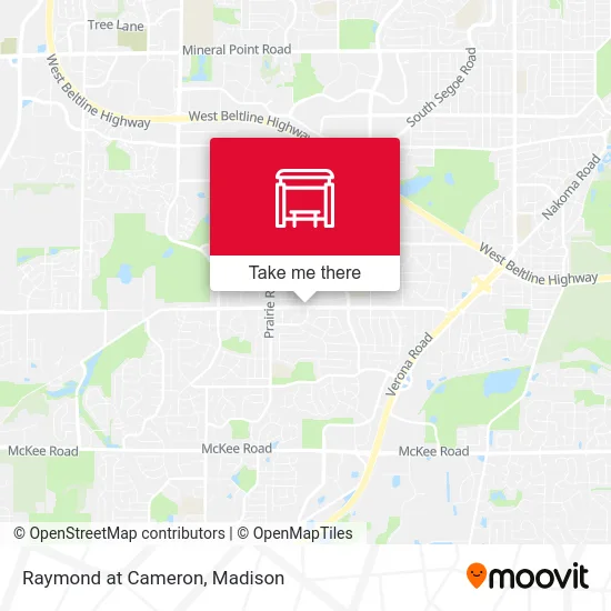 Mapa de Raymond at Cameron