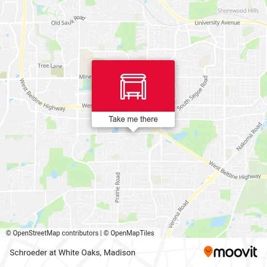 Schroeder at White Oaks map