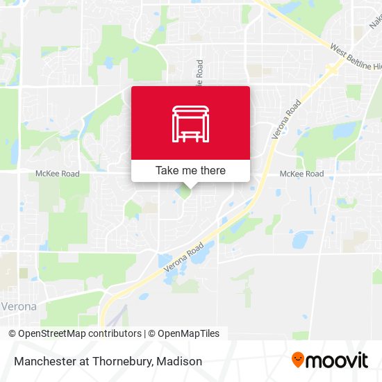 Manchester at Thornebury map