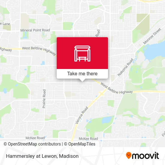 Hammersley at Lewon map