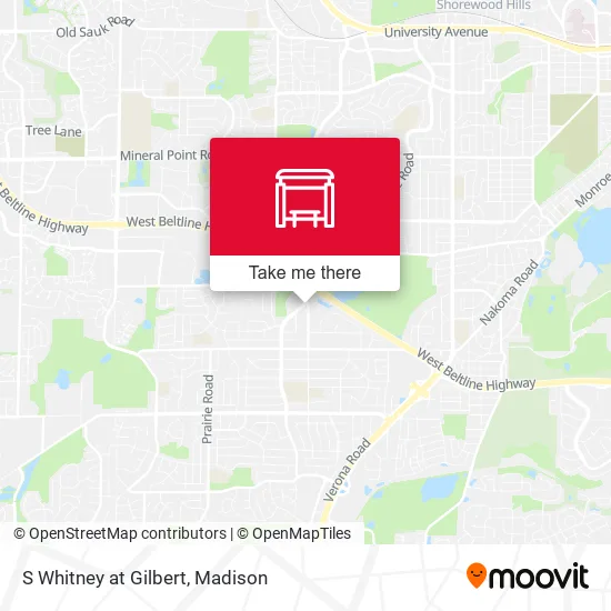 Mapa de S Whitney at Gilbert