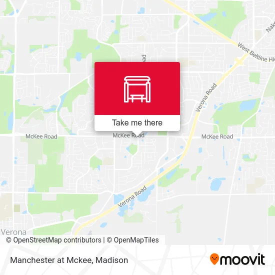 Manchester at Mckee map