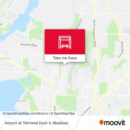 Mapa de Airport at Terminal Door 6
