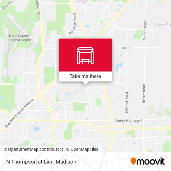 Mapa de N Thompson at Lien