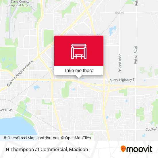Mapa de N Thompson at Commercial