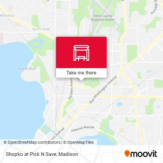Mapa de Shopko at Pick N Save
