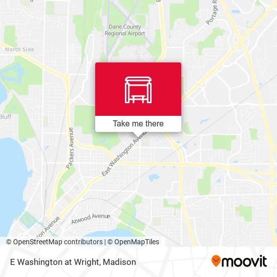 Mapa de E Washington at Wright