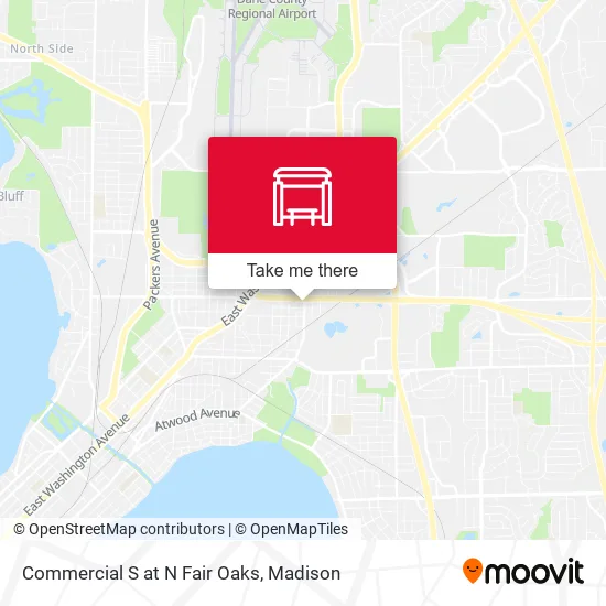 Mapa de Commercial S at N Fair Oaks