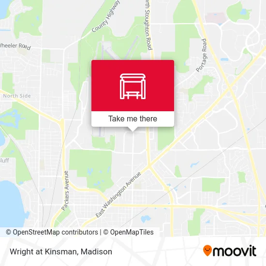 Wright at Kinsman map