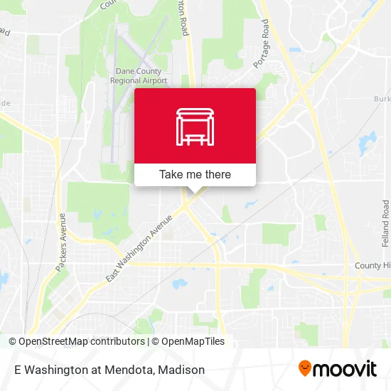 Mapa de E Washington at Mendota