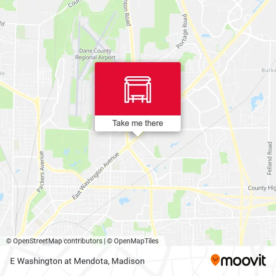 Mapa de E Washington at Mendota