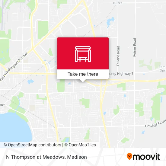 N Thompson at Meadows map