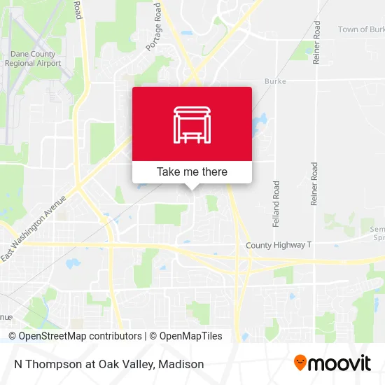 N Thompson at Oak Valley map