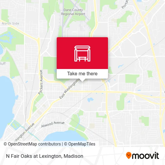 N Fair Oaks at Lexington map