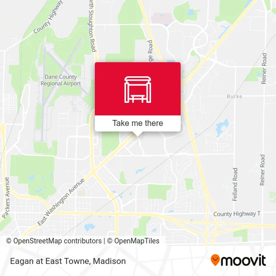 Eagan at East Towne map
