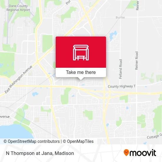 N Thompson at Jana map