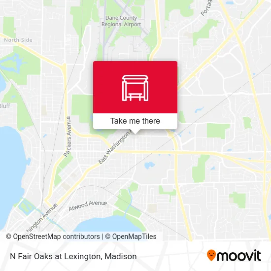 N Fair Oaks at Lexington map