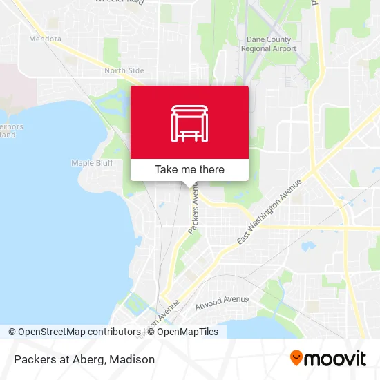 Mapa de Packers at Aberg