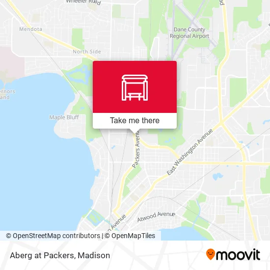 Mapa de Aberg at Packers