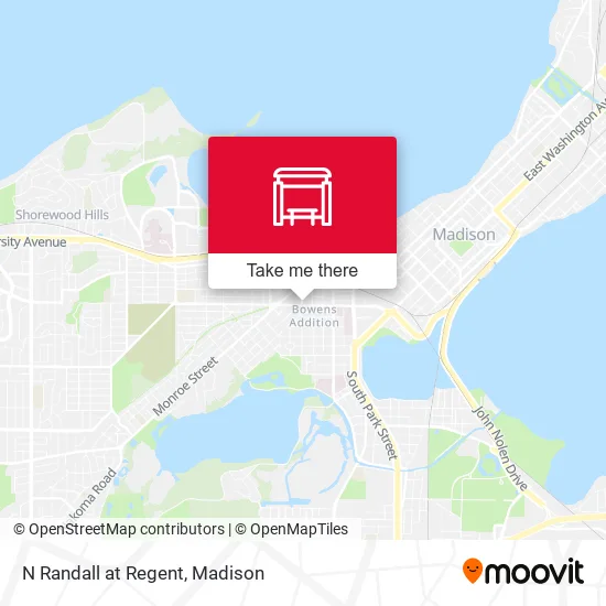 Mapa de N Randall at Regent