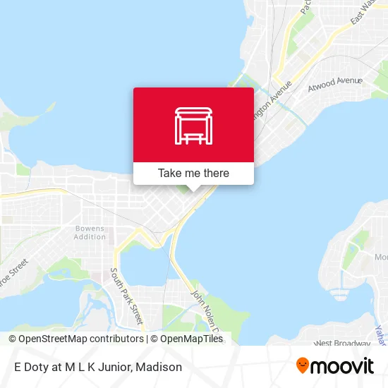 Mapa de E Doty at M L K Junior