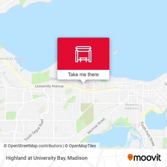 Mapa de Highland at University Bay