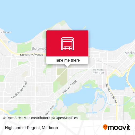Highland at Regent map