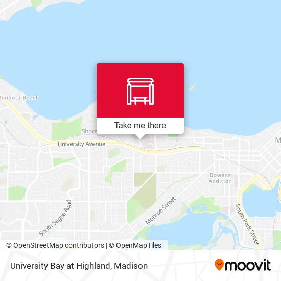Mapa de University Bay at Highland