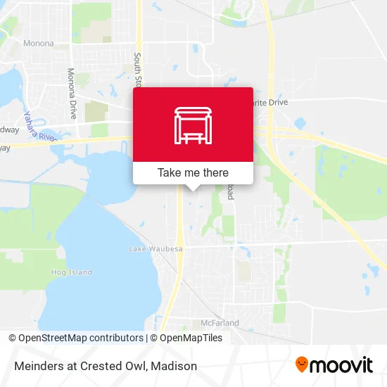 Mapa de Meinders at Crested Owl