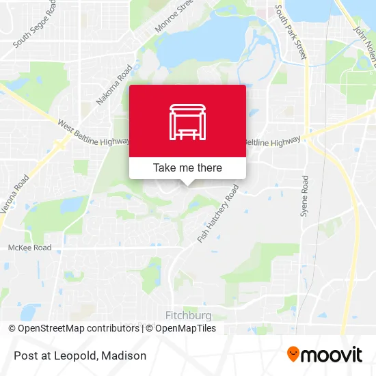Mapa de Post at Leopold