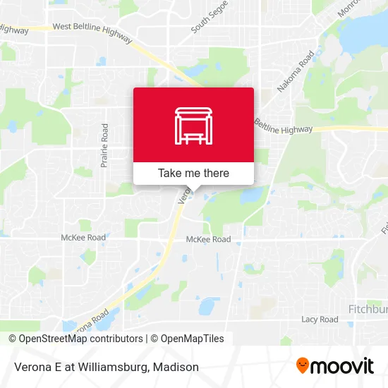 Verona E at Williamsburg map