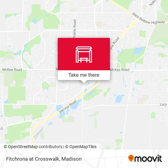 Mapa de Fitchrona at Crosswalk