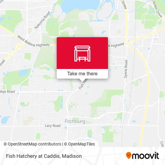 Mapa de Fish Hatchery at Caddis