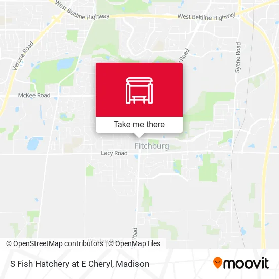 Mapa de S Fish Hatchery at E Cheryl