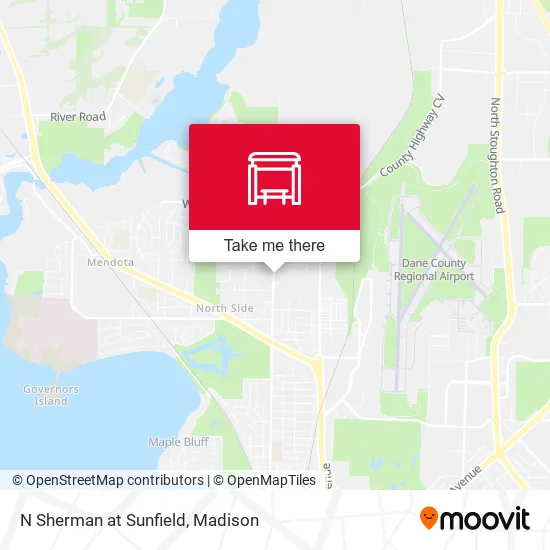 Mapa de N Sherman at Sunfield