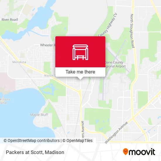 Mapa de Packers at Scott