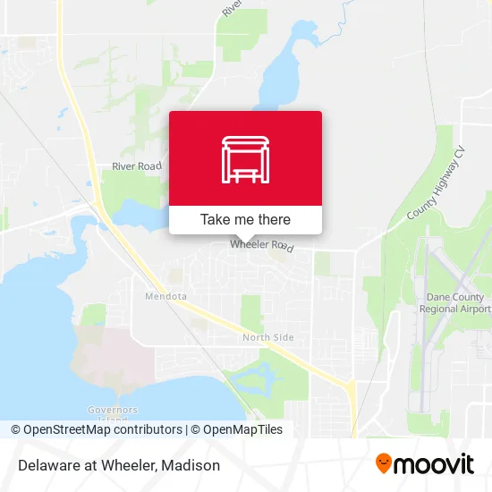 Mapa de Delaware at Wheeler