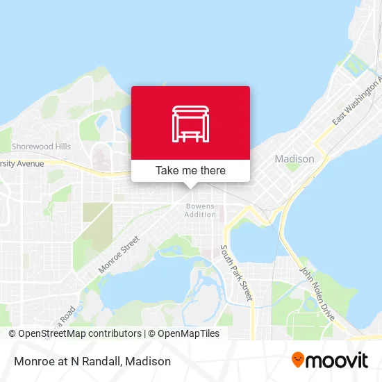Mapa de Monroe at N Randall